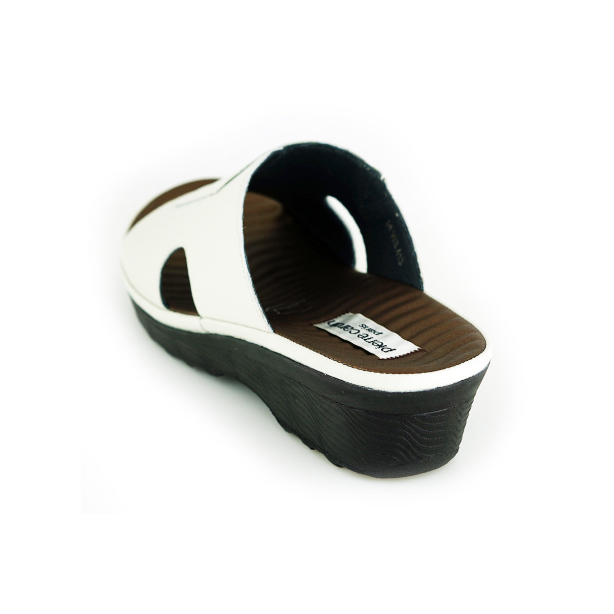 [Size 36-41] Pierre Cardin รองเท้าผู้หญิง รองเท้าแตะ ส้นแบน นุ่มสบาย ผลิตจากหนังแท้ สีดำ รุ่น 26WS413