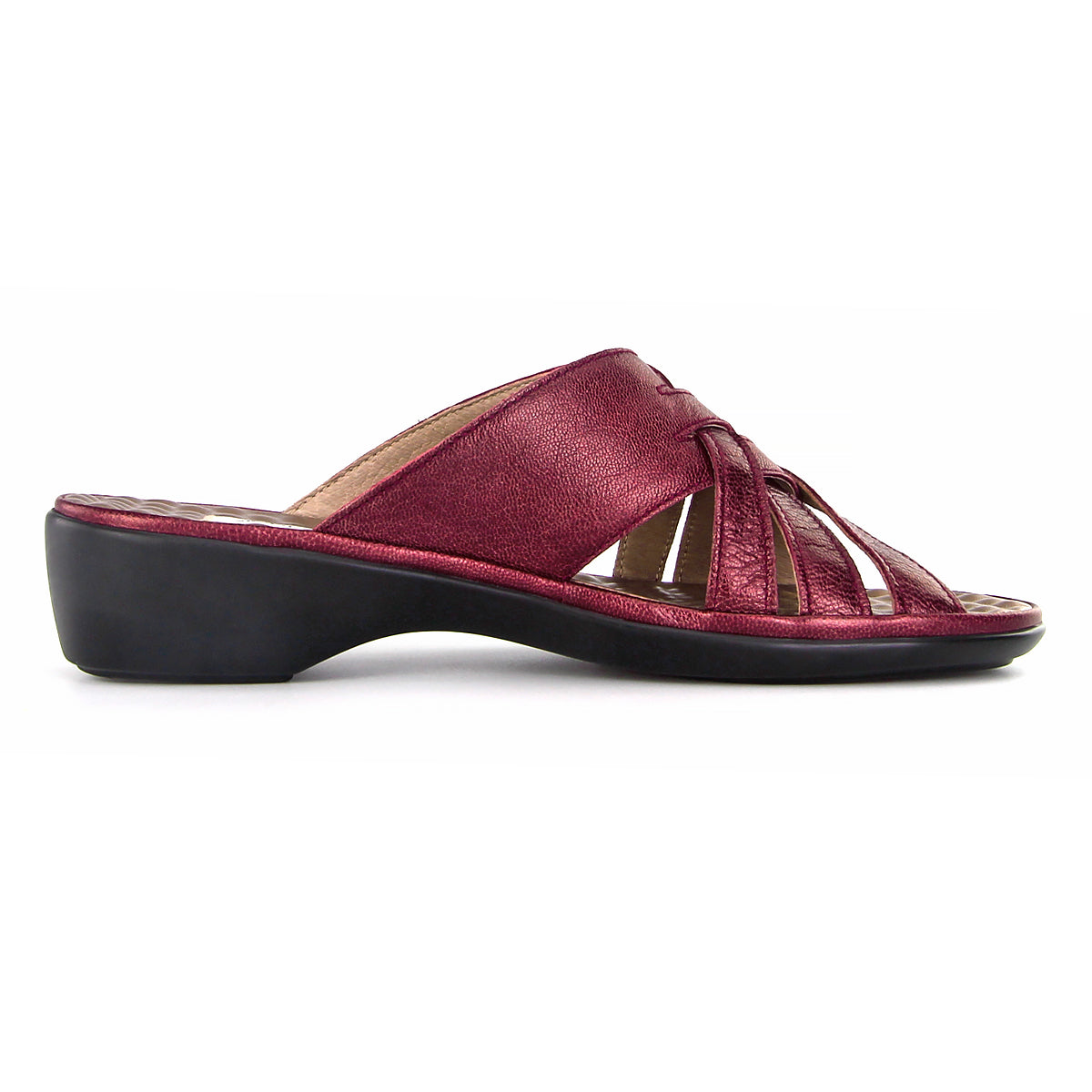 Pierre Cardin รองเท้าผู้หญิง รองเท้าแตะแบบลำลองหญิง รองเท้าส้นแบนแบบรัดส้น นุ่มสบาย ผลิตจากหนังแท้  ไซส์ 28SS158