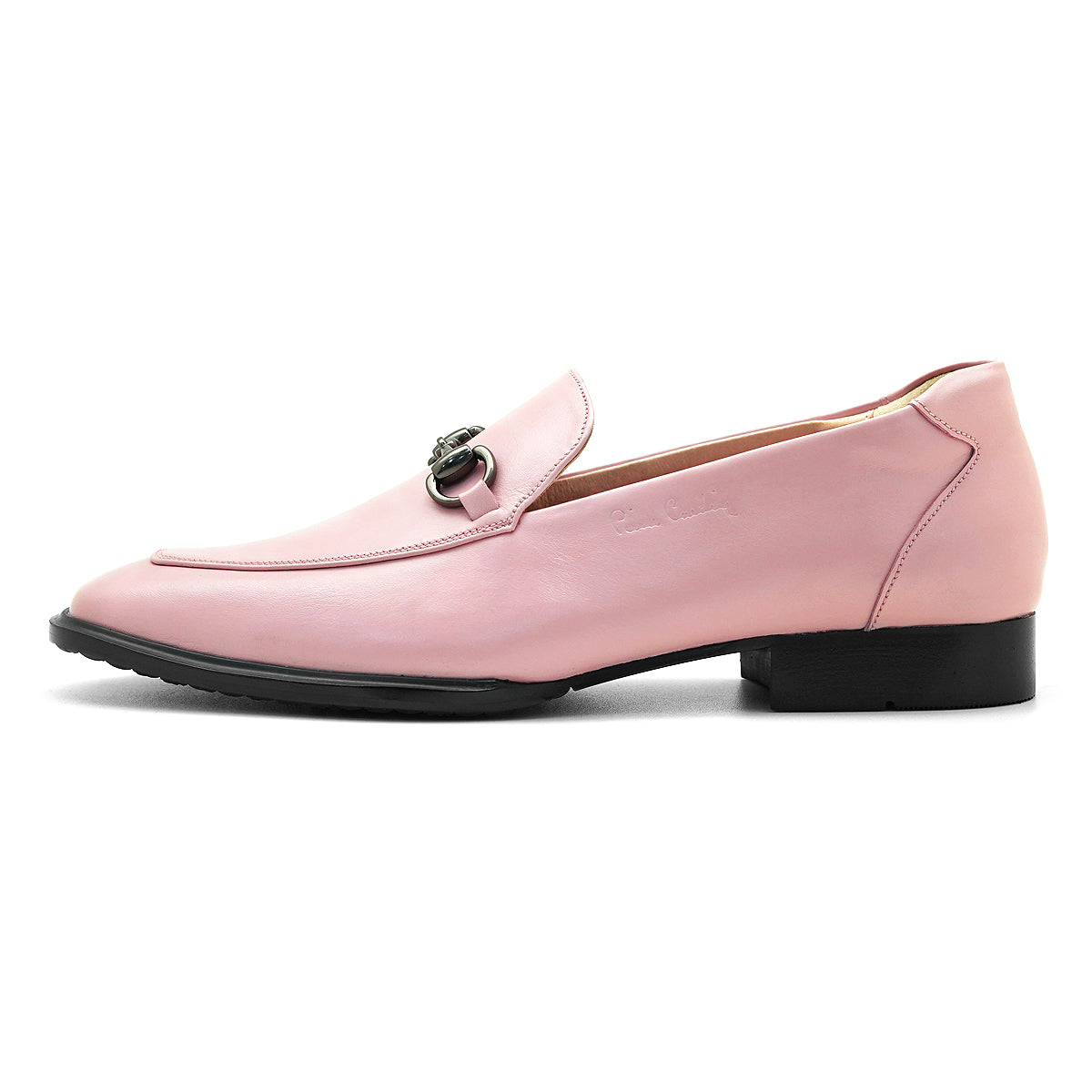 Pierre Cardin รองเท้าคัทชูผู้หญิง ส้นแบน ผลิตจากหนังแท้ สีดำ รุ่น 30TC113