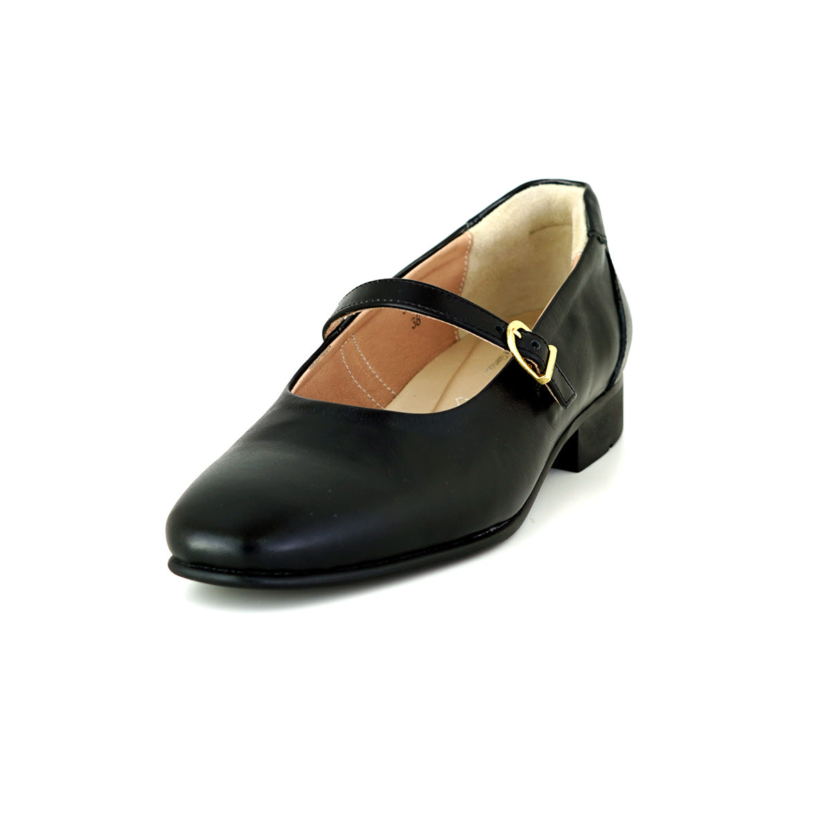 Pierre Cardin รองเท้าคัทชูผู้หญิง แมรี่เจน  ส้นแบน  ผลิตจากหนังแท้ สีน้ำตาลอ่อน รุ่น 34TC164