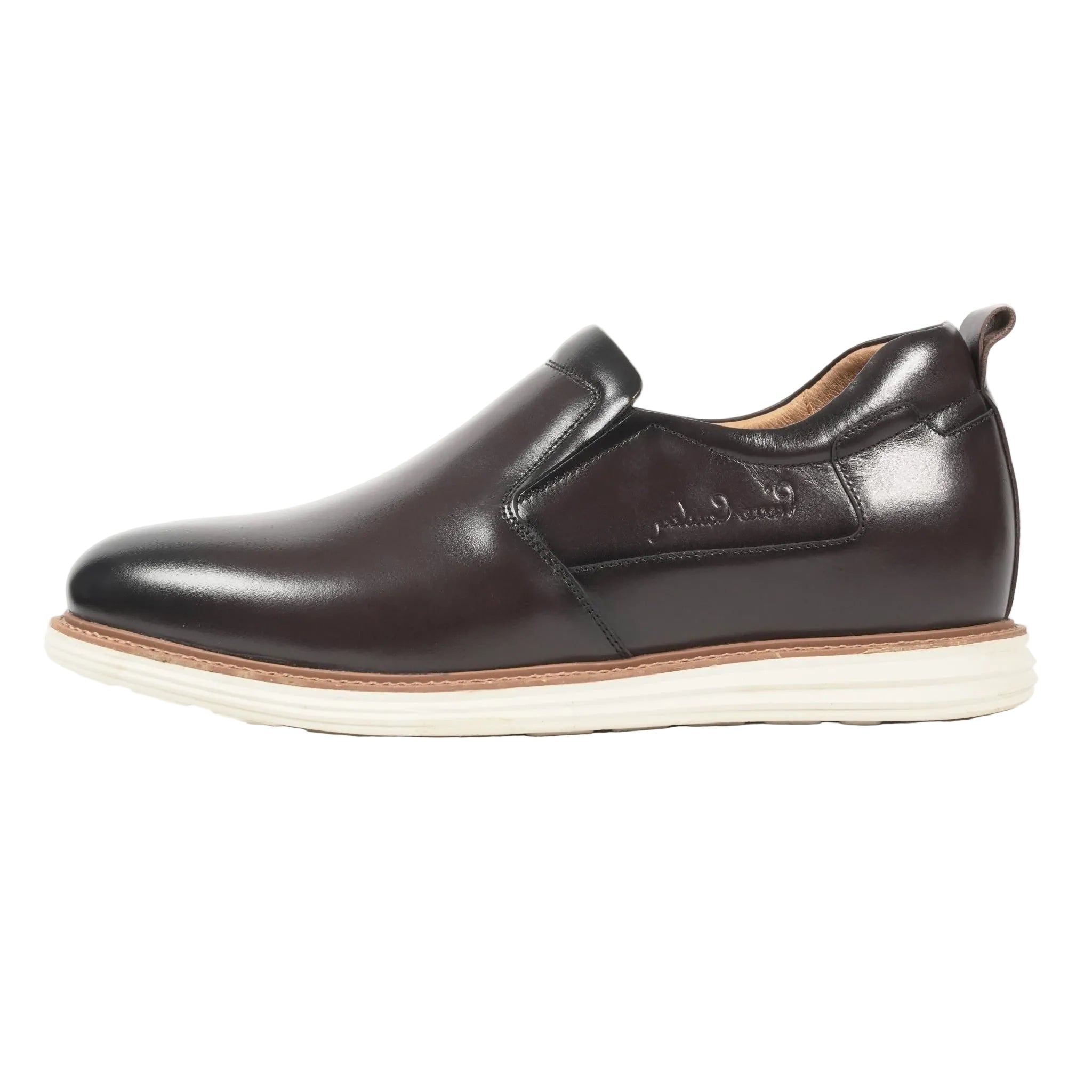 Pierre Cardin Plain Toe Loafer Shoes 376 (+6 ซม.)