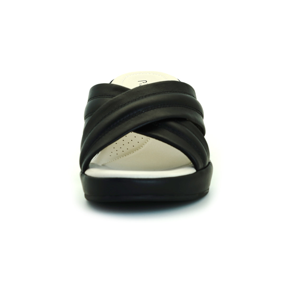 Pierre Cardin รองเท้าผู้หญิง รองเท้าแตะ รองเท้าแตะเพื่อสุขภาพ นุ่มสบาย ผลิตจากหนังแท้ สีเทา รุ่น 53BS151