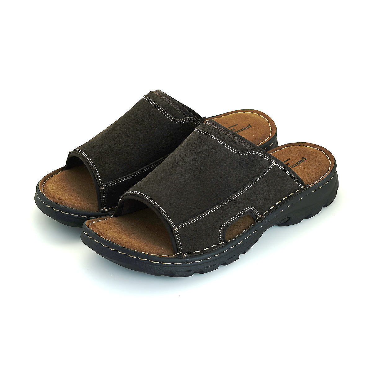 รองเท้าแตะผู้ชาย Pierre Cardin รองเท้าหนังแท้ สไตล์ลำลอง สวมใส่สบาย รุ่น 73BS156