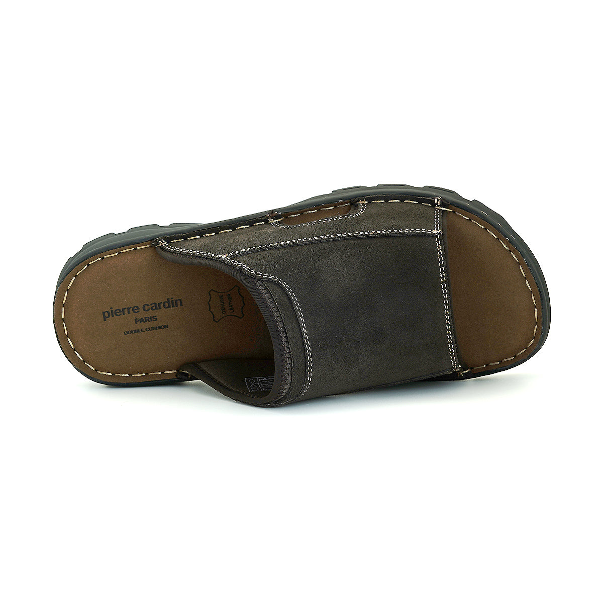 รองเท้าแตะผู้ชาย Pierre Cardin รองเท้าหนังแท้ สไตล์ลำลอง สวมใส่สบาย รุ่น 73BS156