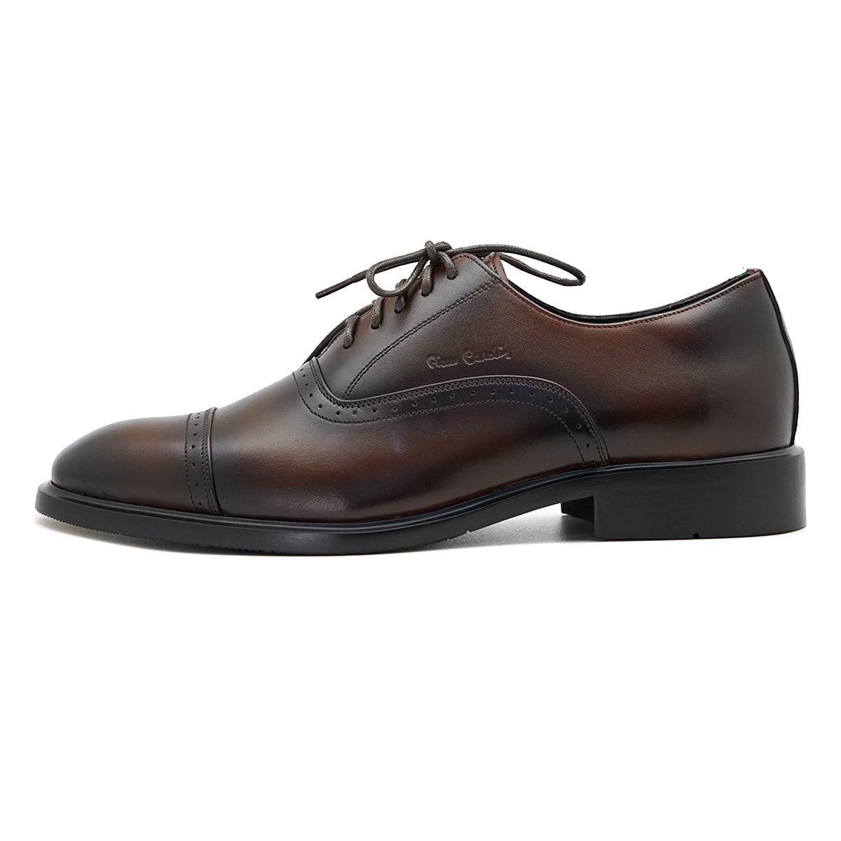 Pierre Cardin Cap-toe Oxford Leather Shoes - 80TD122