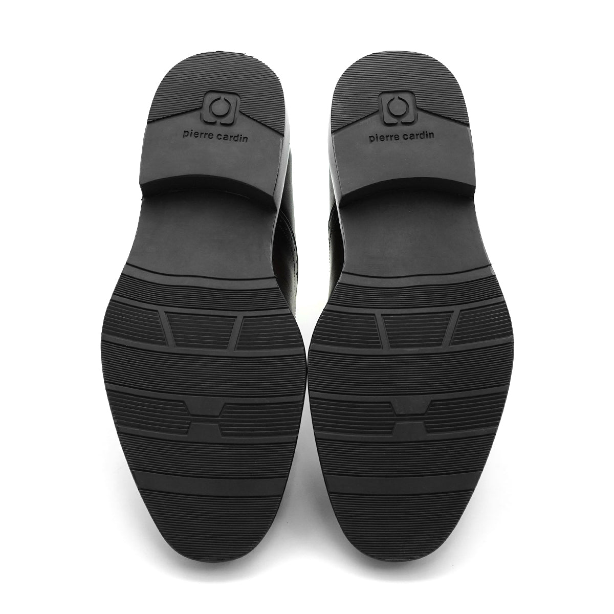 Pierre Cardin รองเท้าผู้ชาย รองเท้าหนังแบบผูกเชือก นุ่มสบาย ผลิตจากหนังแท้สีดำ รุ่น 80TD122