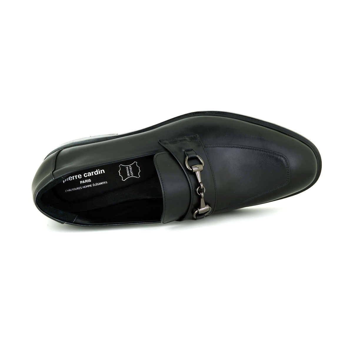 Pierre Cardin အမျိုးသားဖိနပ်များ၊ Loafers နှင့် Slip-Onsများ၊ နူးညံ့ပြီး သက်တောင့်သက်သာရှိသော၊ စစ်မှန်သောသားရေ၊ အနက်ရောင်၊ မော်ဒယ် 83TD161 