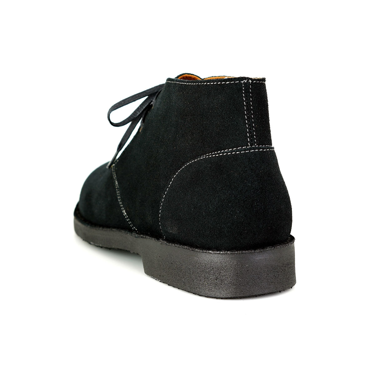 Pierre Cardin รองเท้าผู้ชาย รองเท้าเชคโก รองเท้าแบบสวมหุ้มข้อ, นุ่มสบาย ผลิตจากหนังแท้ หนังกลับ สีดำ รุ่น 84JC167