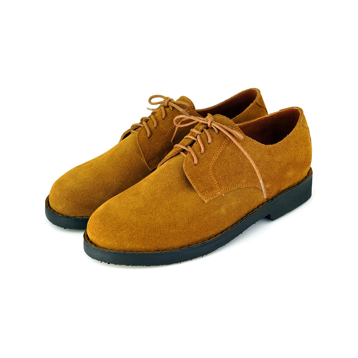 84JC168 รองเท้า pierre cardin รองเท้าทำงาน ปิแอร์ การ์แดง รองเท้าผู้ชาย หนังแท้ สีน้ำตาลอ่อน