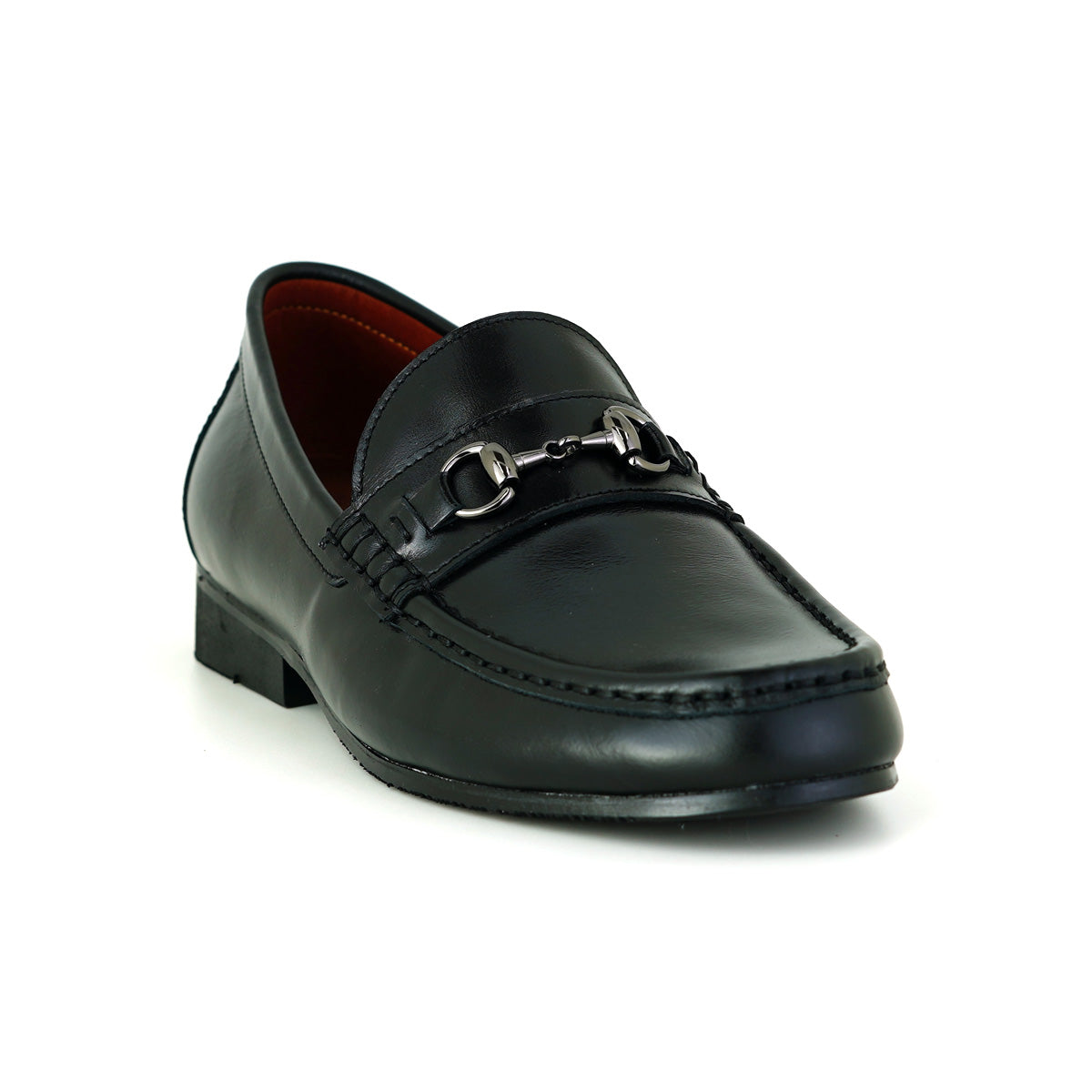 Pierre Cardin รองเท้าผู้ชาย รองเท้าโลฟเฟอร์และรองเท้าแบบสวม, นุ่มสบาย ผลิตจากหนังแท้ สีดำ รุ่น 84JD175