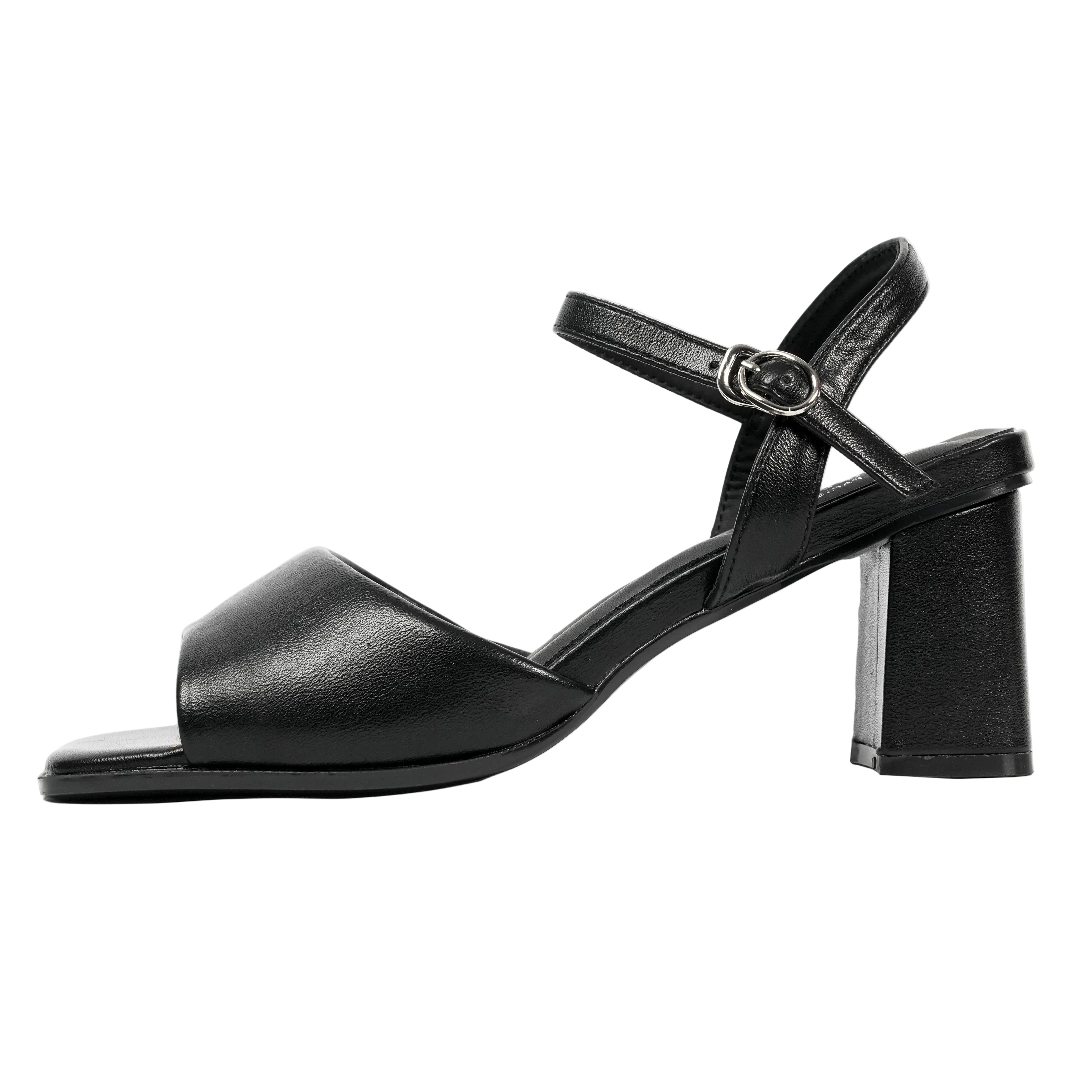 รองเท้า Sandal ส้นสูงผู้หญิง Pierre Cardin หนังสังเคราะห์ สไตล์เรียบหรูทันสมัย ใส่สบาย แมตช์ง่าย – Women Shoes 55VM185