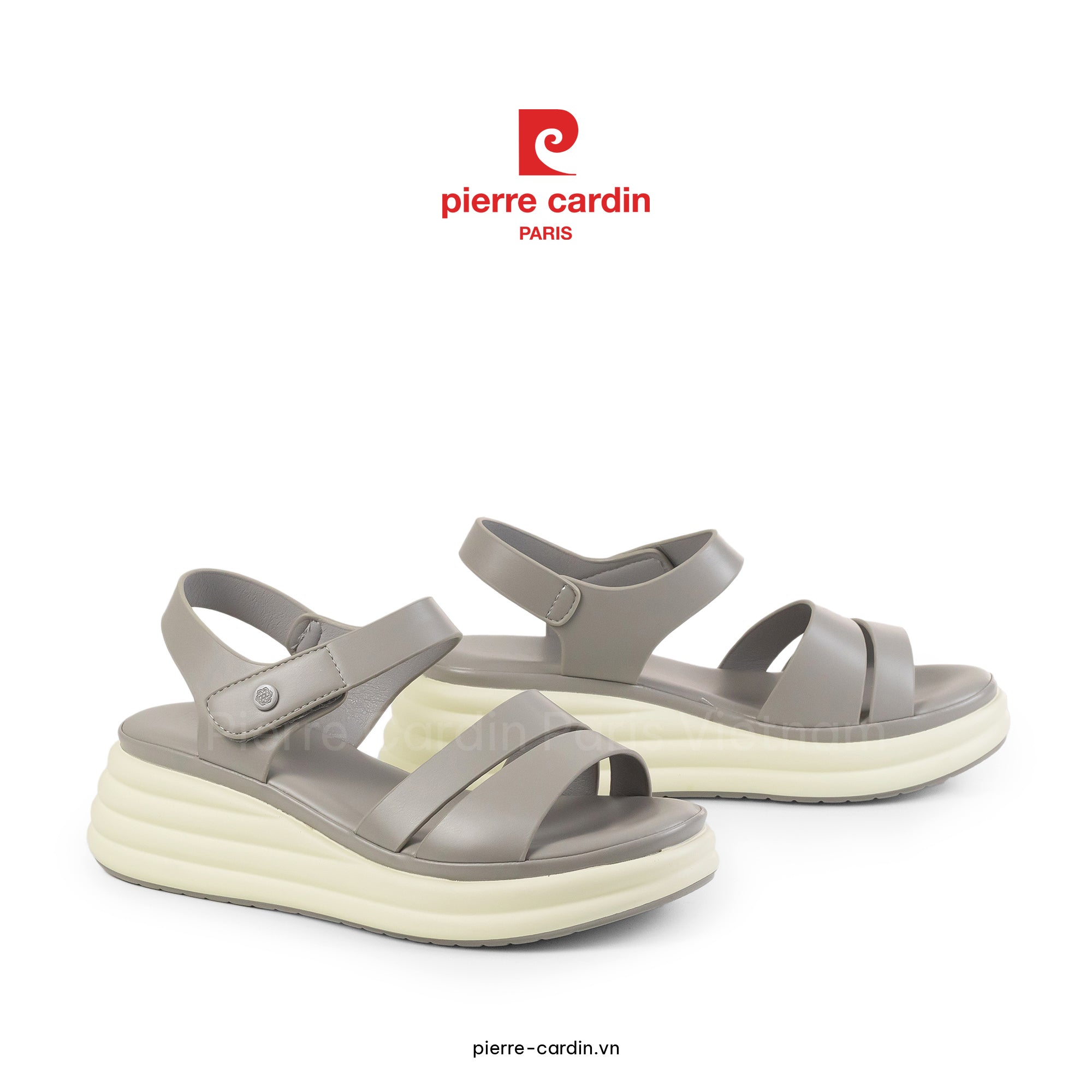 รองเท้าแตะส้นสูง Comfort Pierre Cardin - PCWFWSH 256 (+5cm)