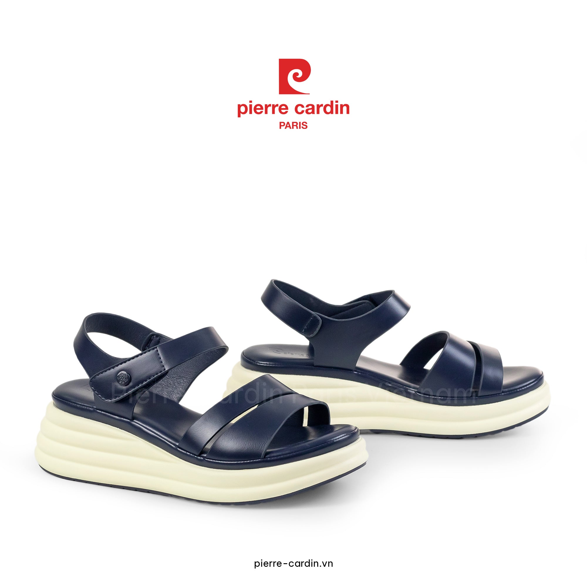 รองเท้าแตะส้นสูง Comfort Pierre Cardin - PCWFWSH 256 (+5cm)