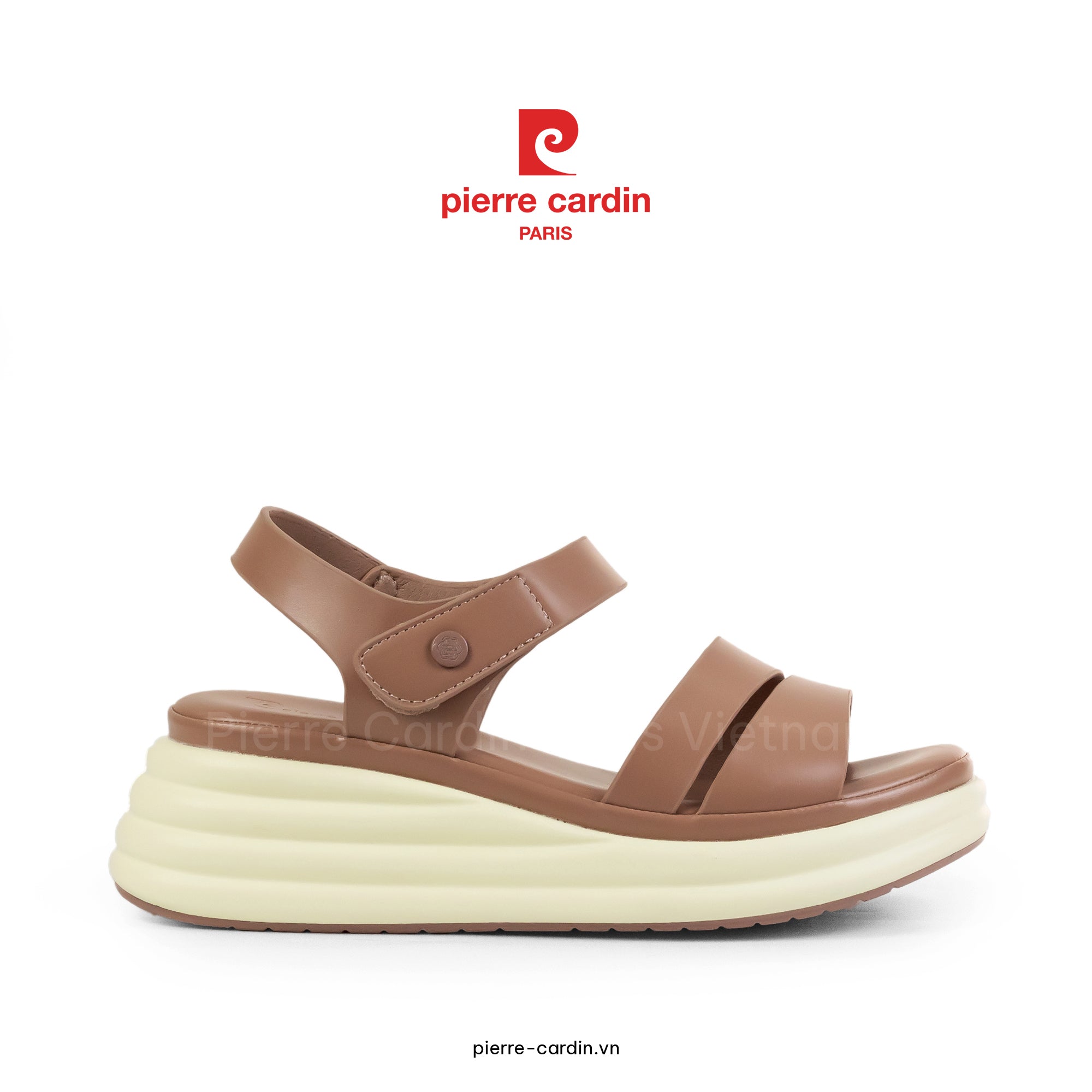 รองเท้าแตะส้นสูง Comfort Pierre Cardin - PCWFWSH 256 (+5cm)