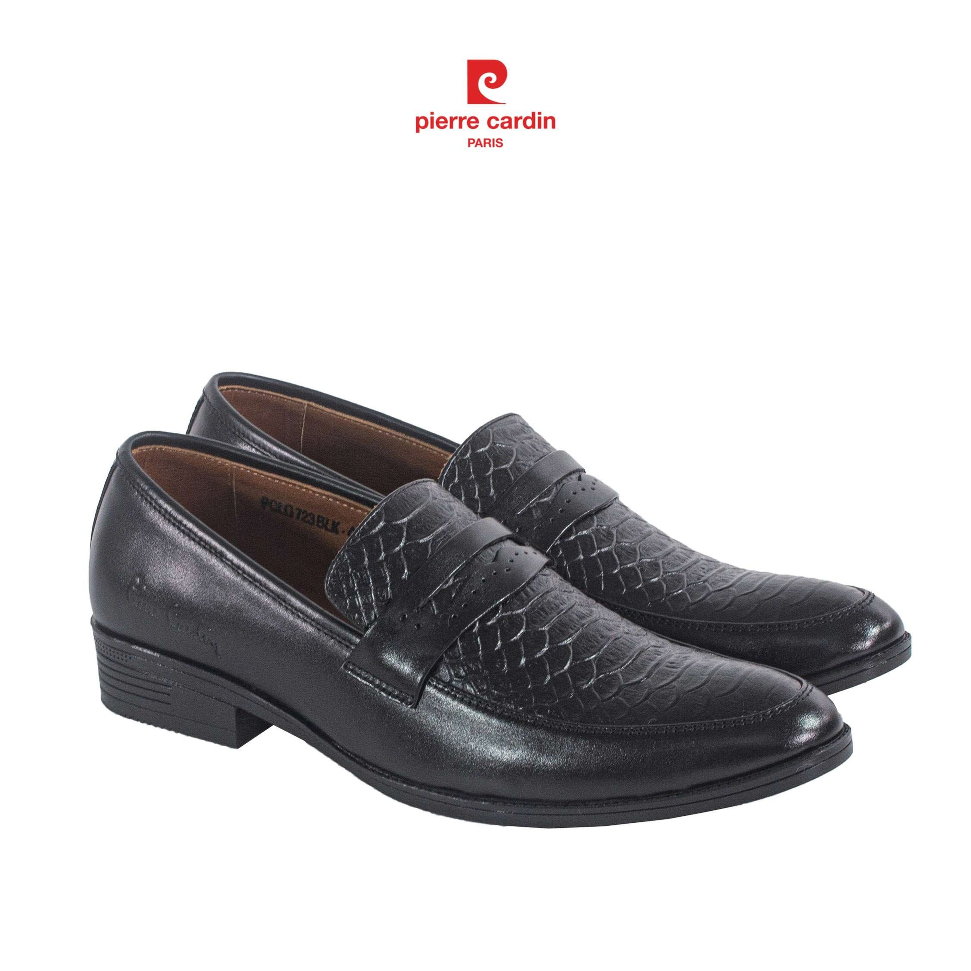 Pierre Cardin Crocodile Leather Penny Loafers - PCMFWLG 723