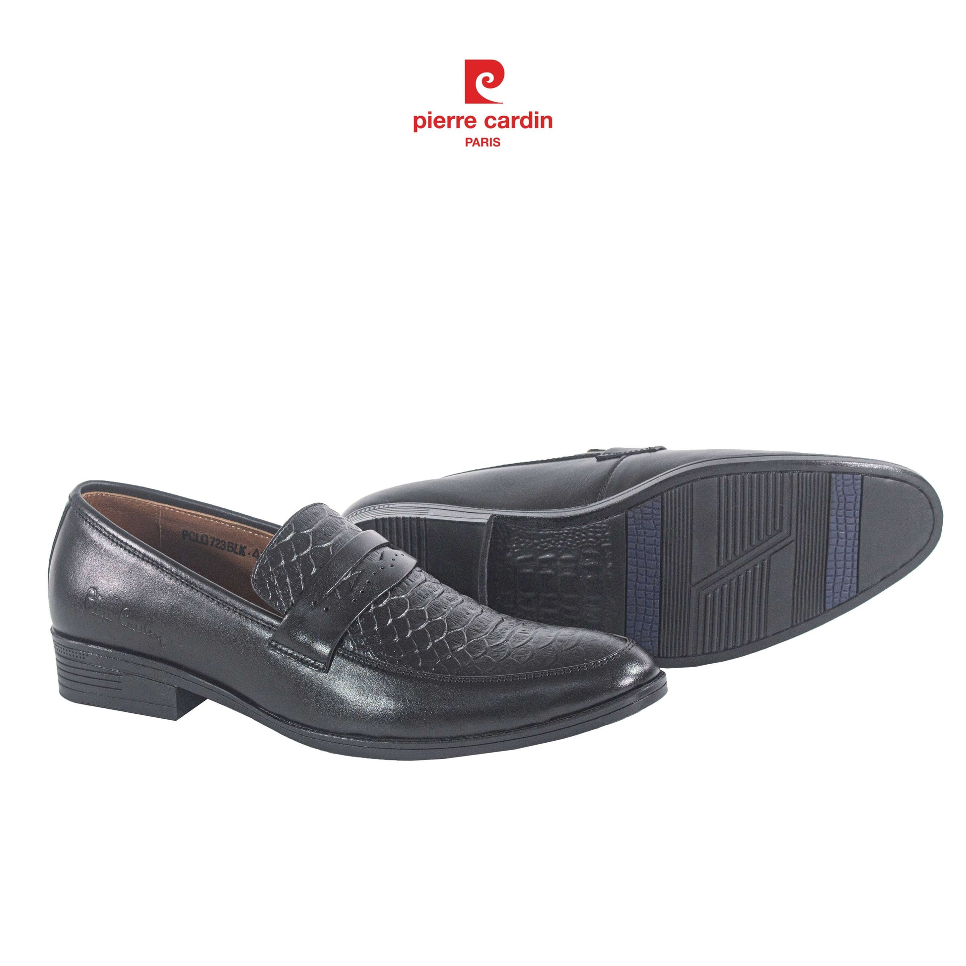 Pierre Cardin Crocodile Leather Penny Loafers - PCMFWLG 723
