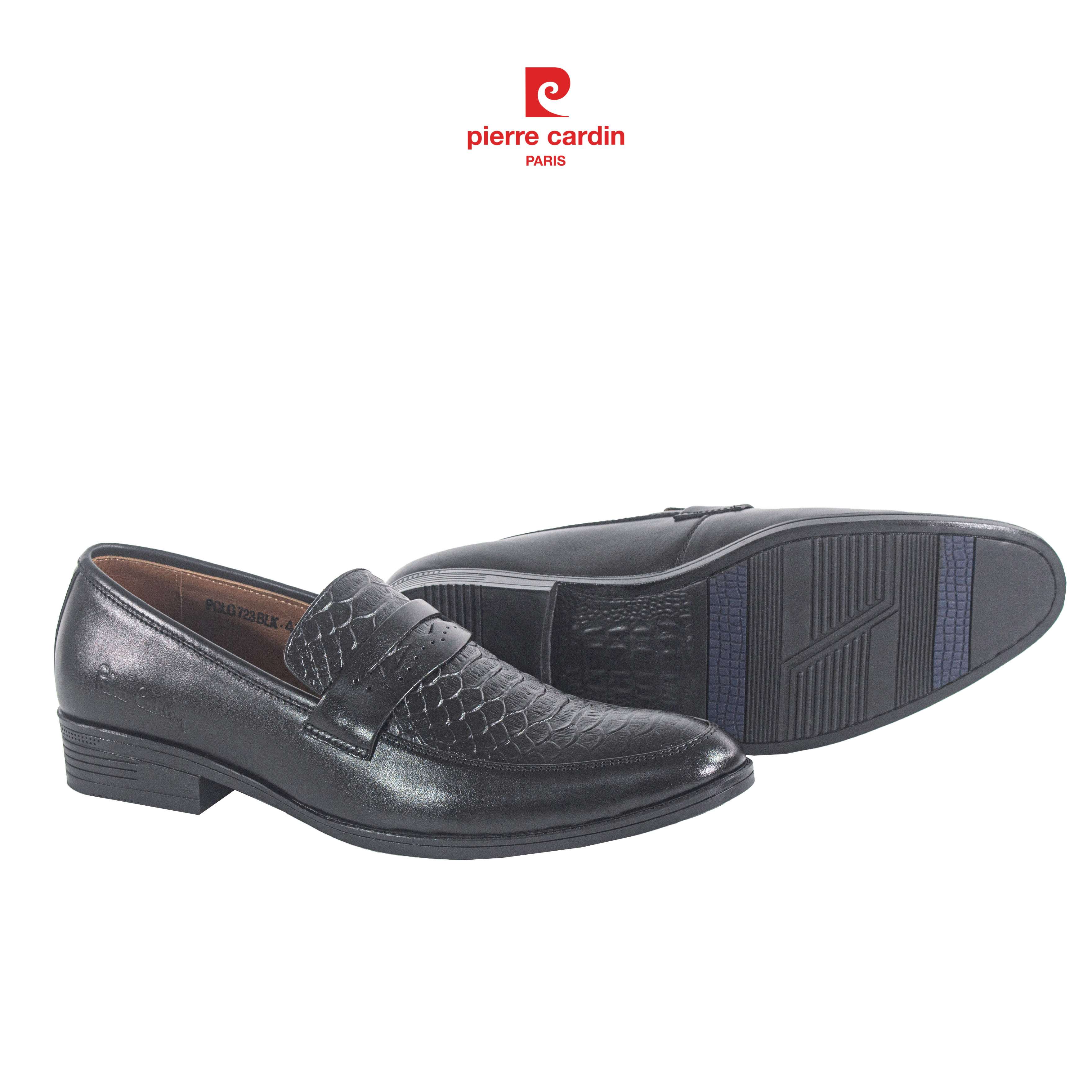 รองเท้าเพนนีโลฟเฟอร์ลายหนังจระเข้ Pierre Cardin - PCMFWLG 723