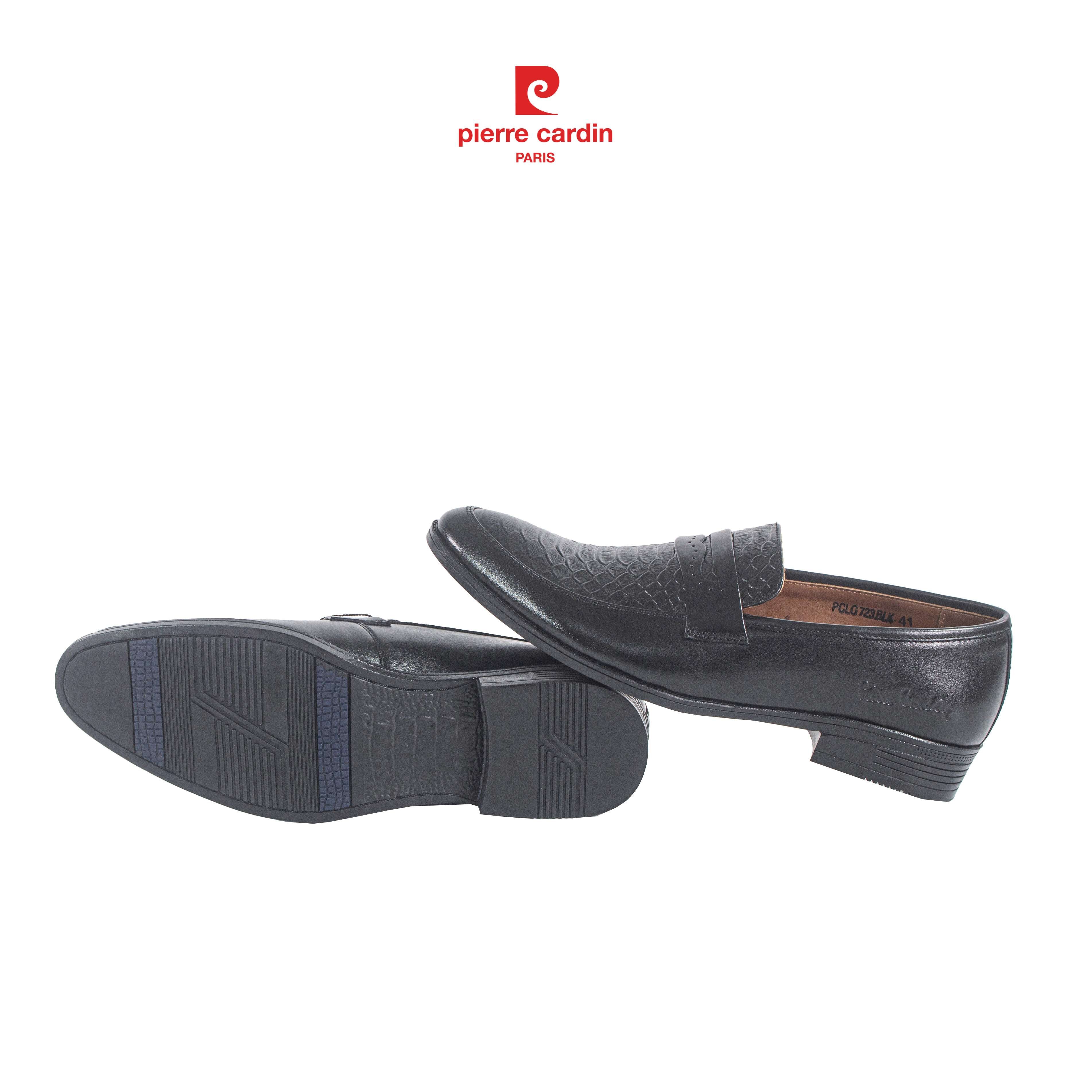 รองเท้าเพนนีโลฟเฟอร์ลายหนังจระเข้ Pierre Cardin - PCMFWLG 723