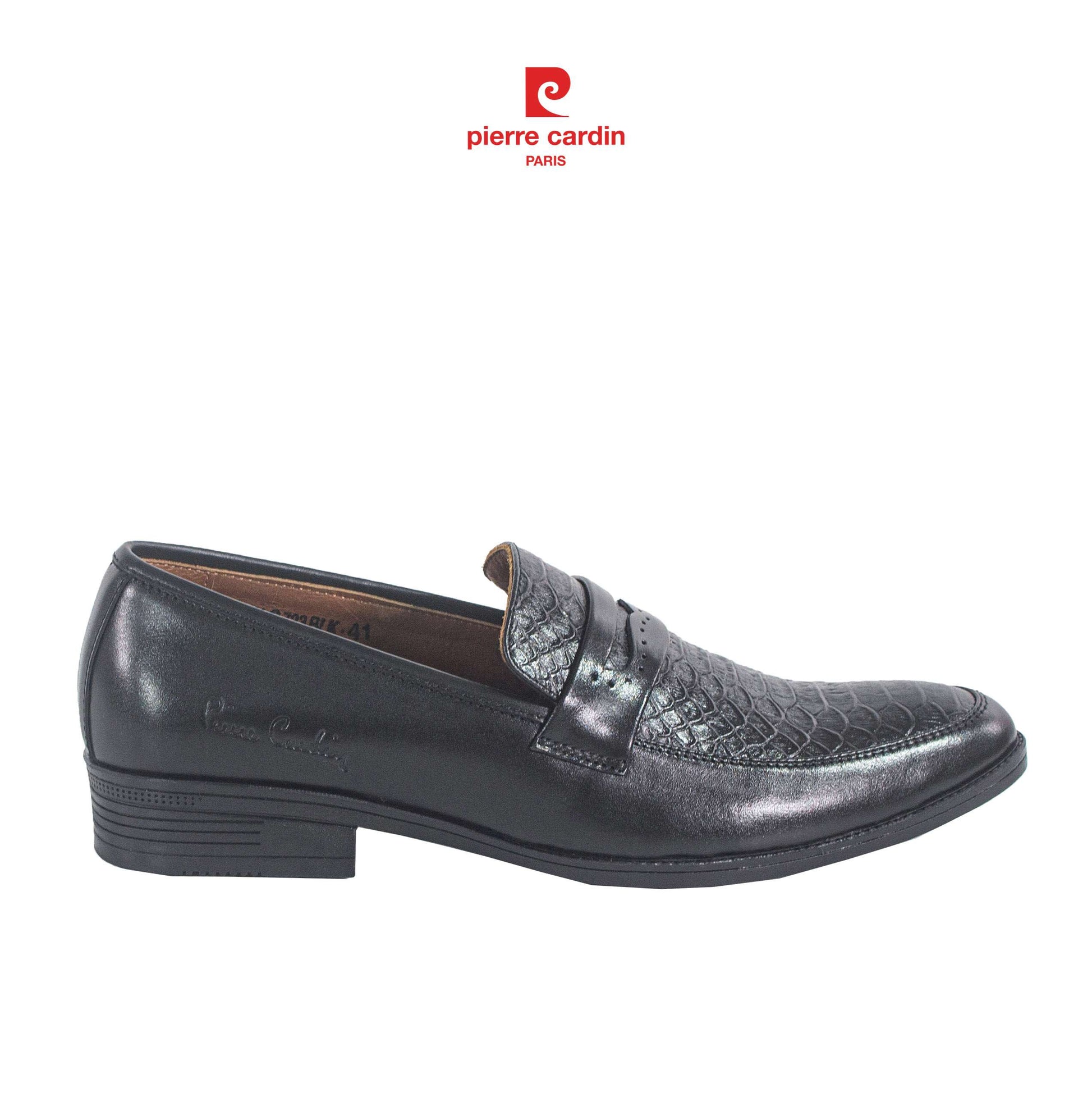 Pierre Cardin Crocodile Leather Penny Loafers - PCMFWLG 723