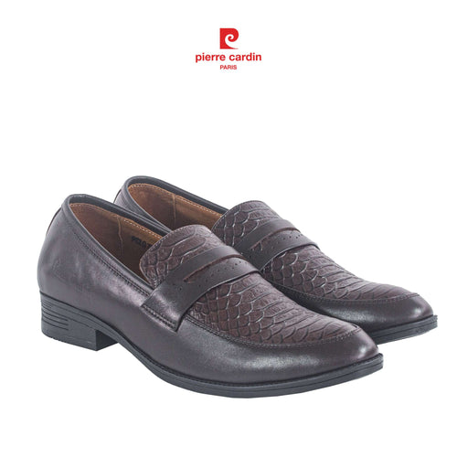 Pierre Cardin Crocodile Leather Penny Loafers - PCMFWLG 723