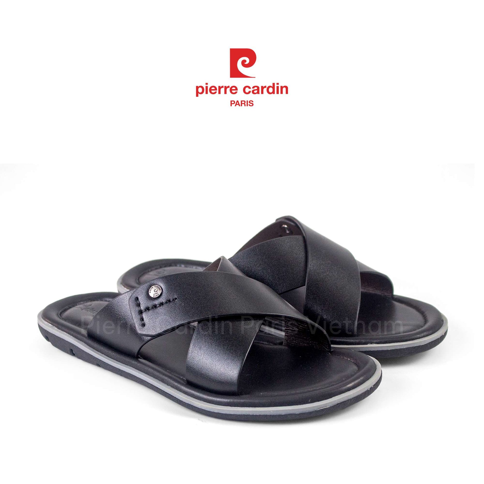 Pierre Cardin အမှတ်တံဆိပ် သားရေခြေနင်း စစ်စစ် - PCMFWLH 158