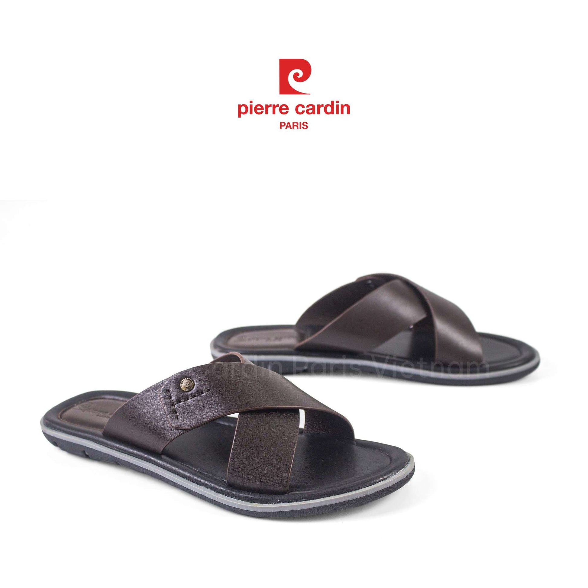 Pierre Cardin အမှတ်တံဆိပ် သားရေခြေနင်း စစ်စစ် - PCMFWLH 158