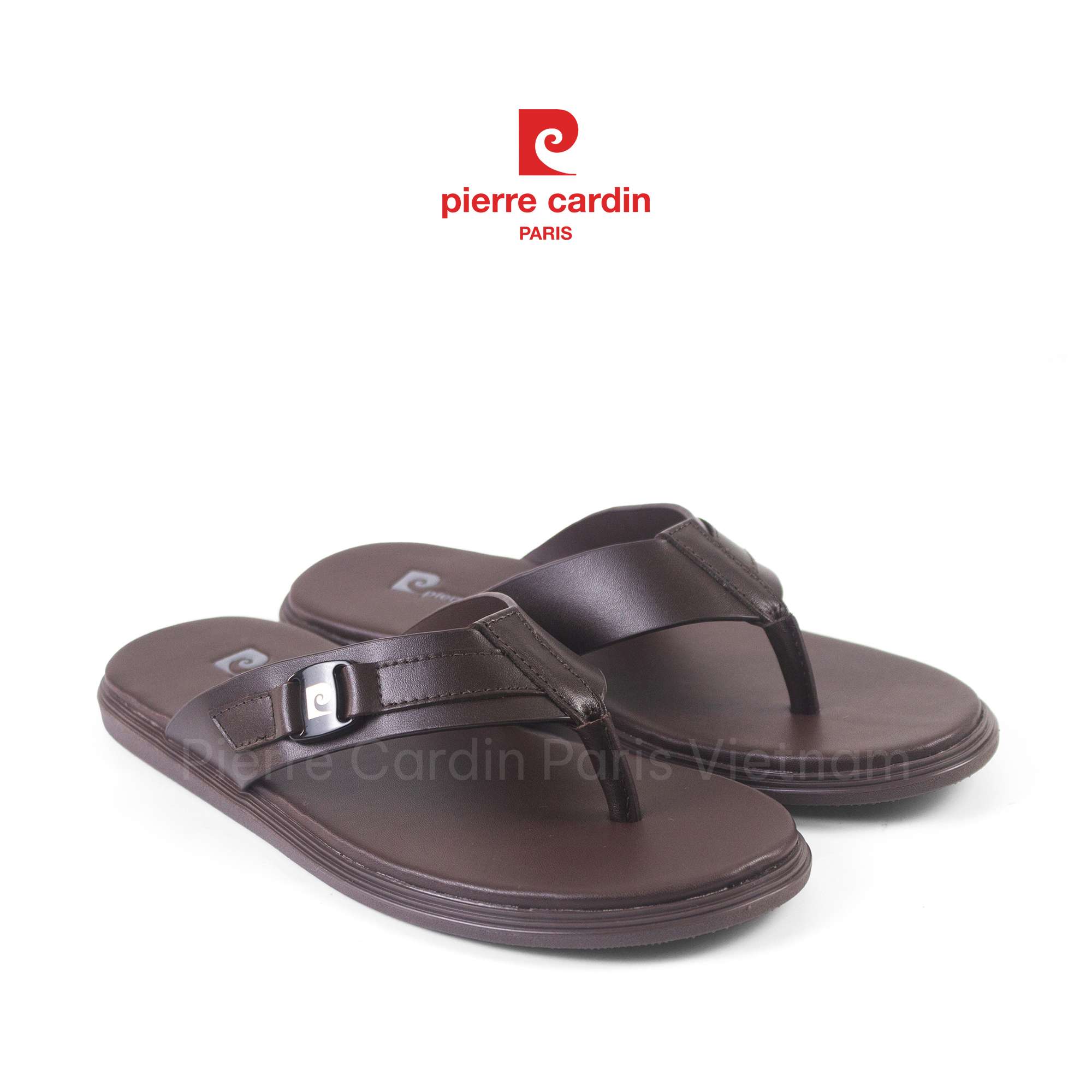 รองเท้าแตะหนังผู้ชายพรีเมียม Pierre Cardin - PCMFWLI 160
