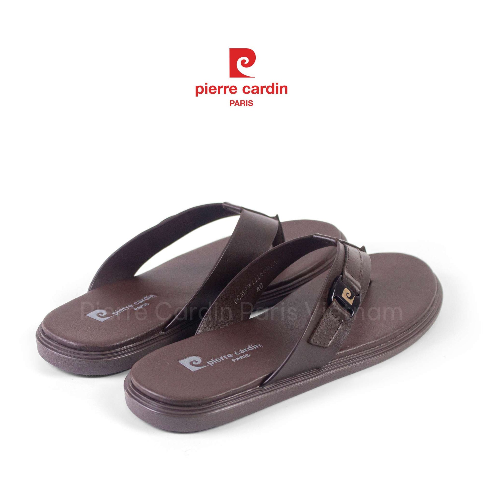 รองเท้าแตะหนังผู้ชายพรีเมียม Pierre Cardin - PCMFWLI 160