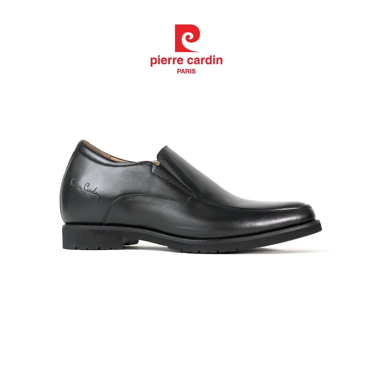 Pierre Cardin Plain Toe Loafer Shoes 373 (+7 ซม.)