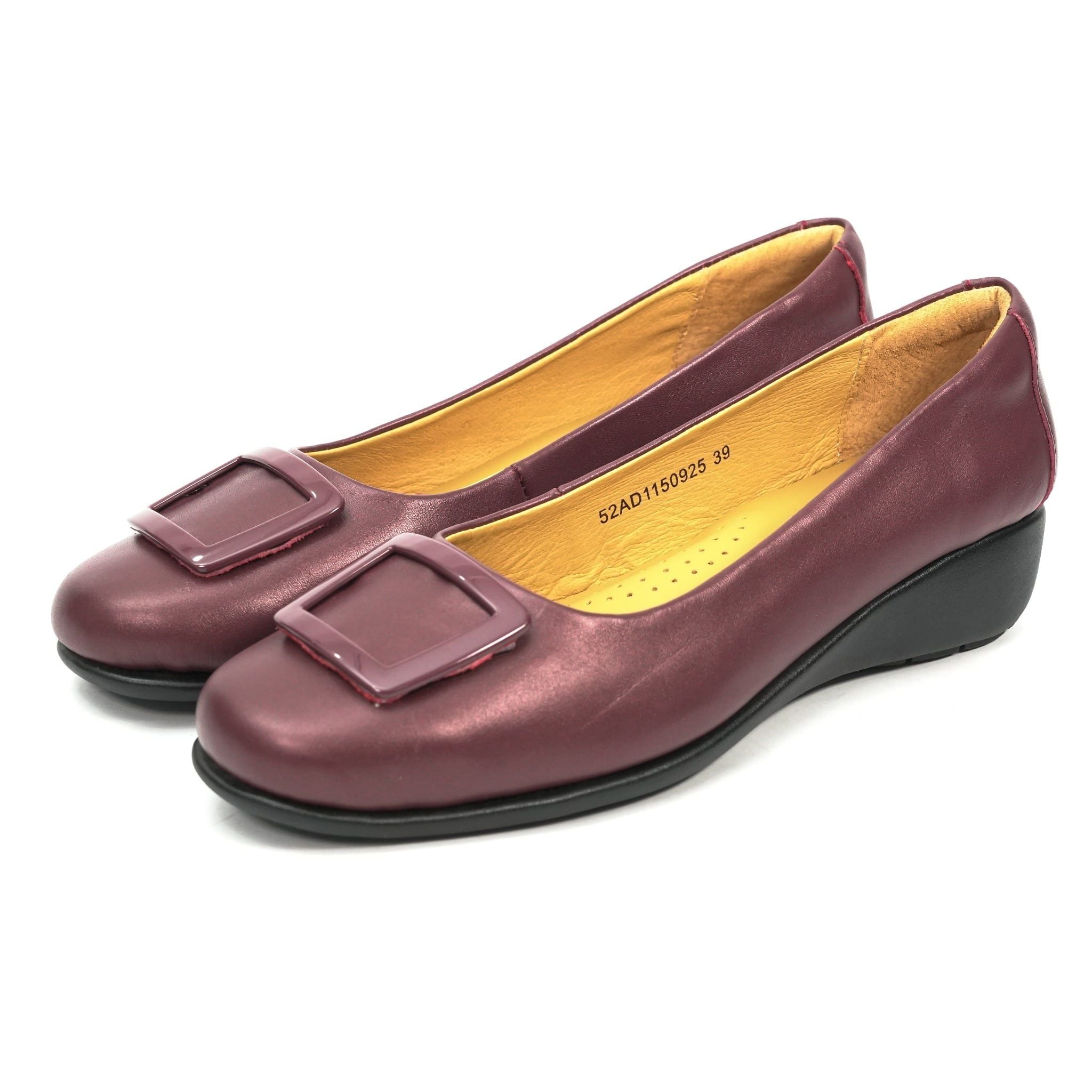 Pierre Cardin Women's Leather Wedge Shoes – Premium Design & Comfort 52AD115