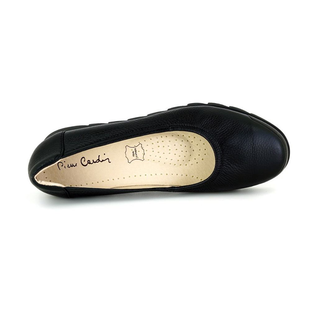 Pierre Cardin รองเท้าคัทชูผู้หญิง ส้นแบน นุ่มสบาย ผลิตจากหนังแท้ รุ่น 52AD170