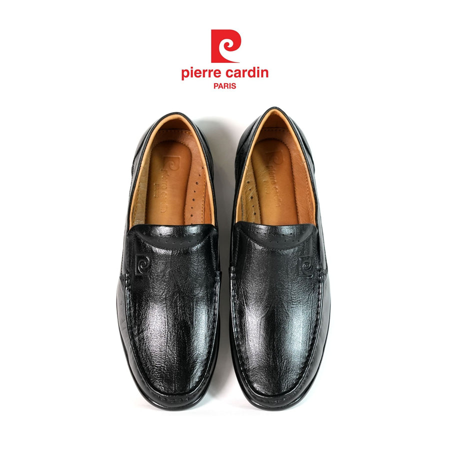 รองเท้าลองเท้าผู้ชาย Pierre Cardin หนังวัวแท้ พื้นยางขึ้นรูป พร้อมพื้นรองเท้าหนังวัวนุ่ม 798