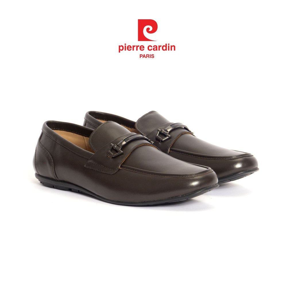 [ใหม่] รองเท้าลองเท้าผู้ชาย Pierre Cardin หนังวัวแท้ หนังนุ่มระบายอากาศ พื้นยางกันลื่น 529