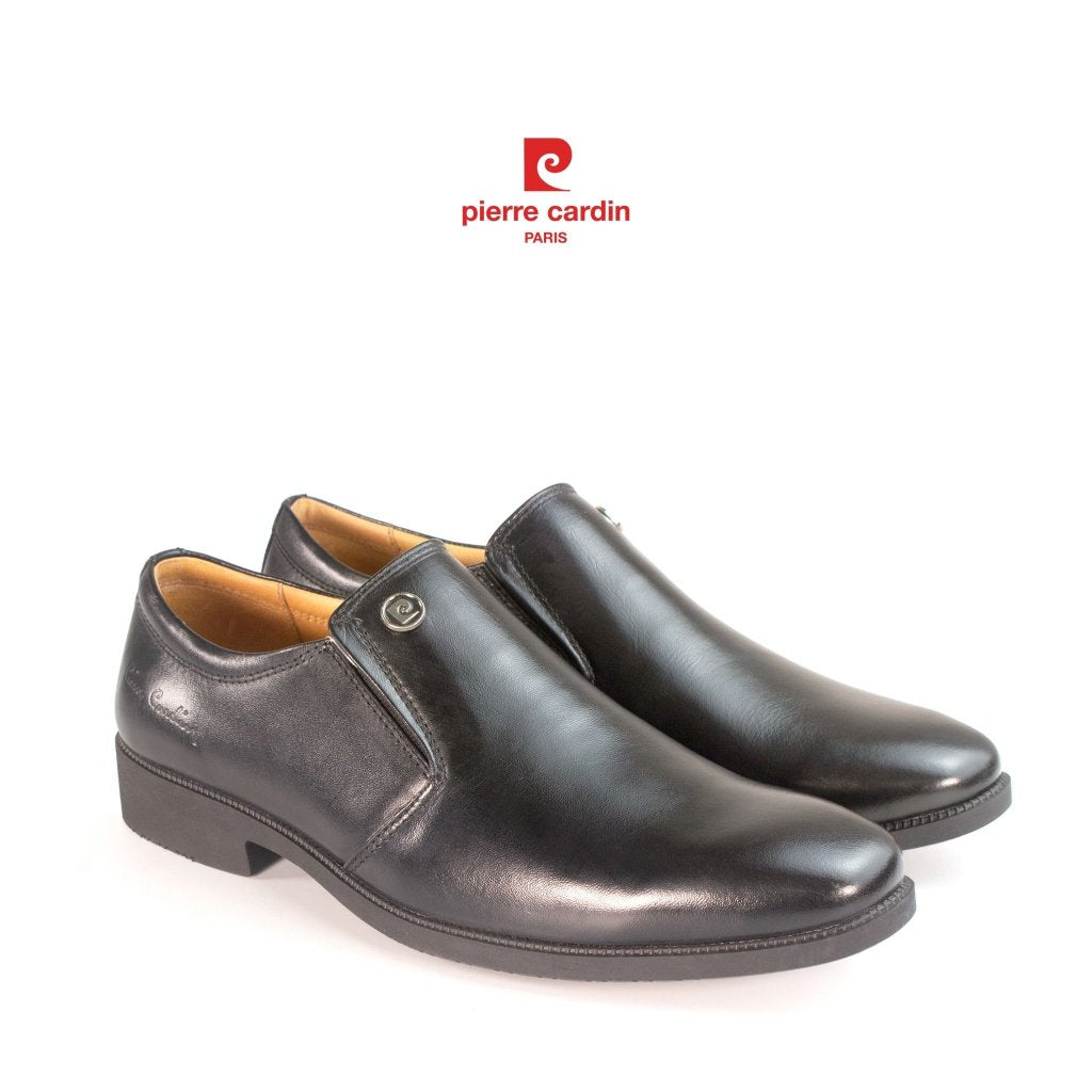 รองเท้าหนังผู้ชาย Pierre Cardin ฝรั่งเศส แบบ Loafer หนังวัวแท้ Nappa พื้นยางกันลื่น รุ่น 767