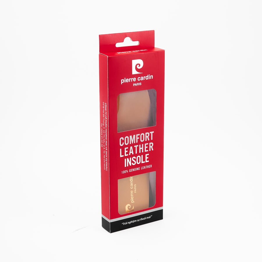 แผ่นรองรองเท้า Pierre Cardin หนังนุ่ม สบายเท้า ระบายอากาศ ดูดซับเหงื่อ 006