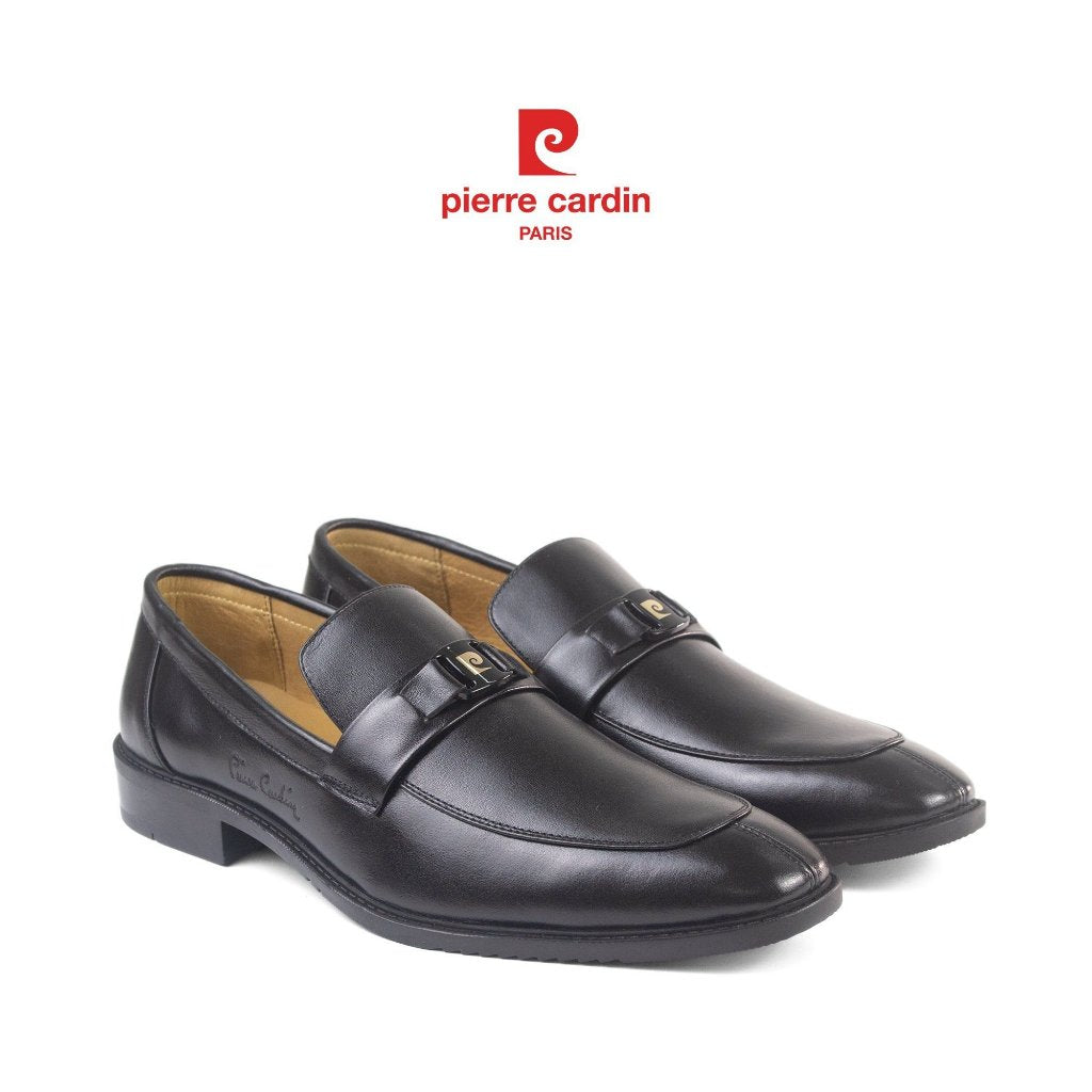 รองเท้าหนัง Loafer ผู้ชาย Pierre Cardin ดีไซน์โลโก้แฟชั่น หนังนุ่ม พื้นยางหล่อ รุ่น 782